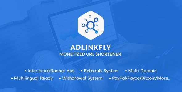 AdLinkFly - encurtador de URL monetizado